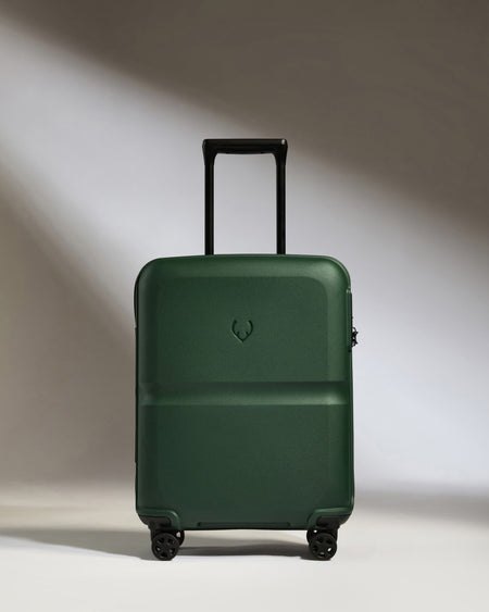 Antler Luggage -  Cabin Suitcase in Antler Green - Single Stripe - Hard Suitcase Cabin Suitcase in Green - Single Stripe | Cabin Bag & Hard Luggage