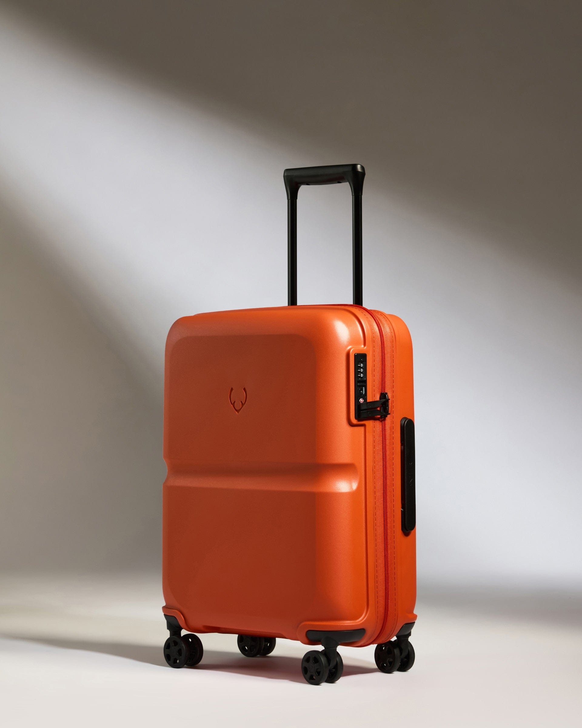 Antler Luggage -  Cabin Suitcase in Ember Orange - Single Stripe - Hard Suitcase Cabin Suitcase in Orange - Single Stripe | Cabin Bag & Hard Luggage