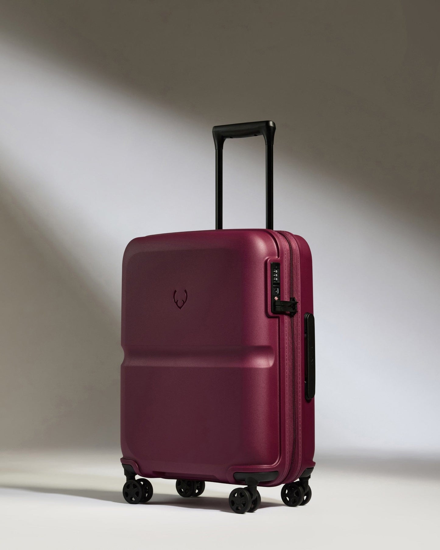 Antler Luggage -  Cabin Suitcase in Heather Purple - Single Stripe - Hard Suitcase Cabin Suitcase in Purple - Single Stripe | Cabin Bag & Hard Luggage