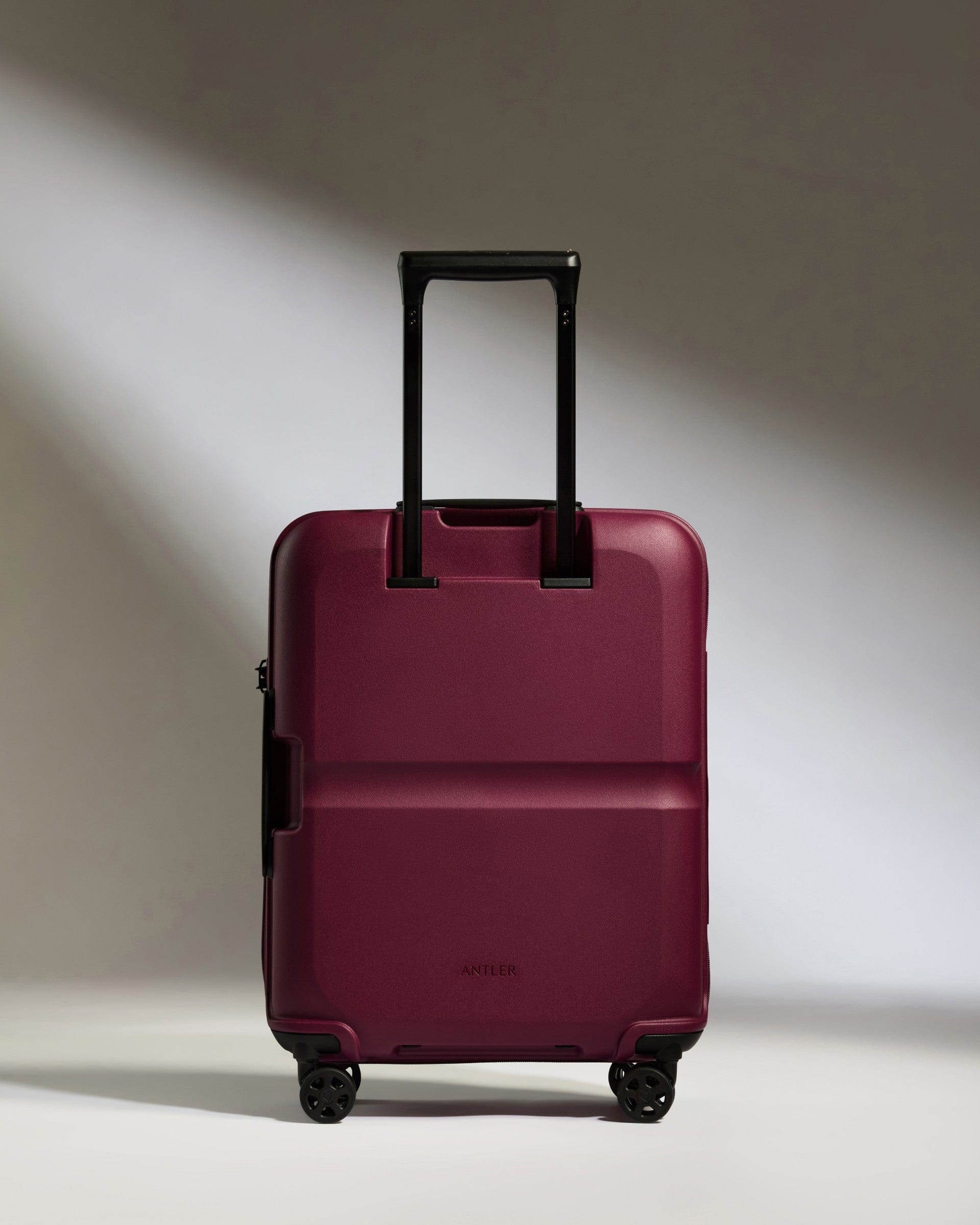 Antler Luggage -  Cabin Suitcase in Heather Purple - Single Stripe - Hard Suitcase Cabin Suitcase in Purple - Single Stripe | Cabin Bag & Hard Luggage