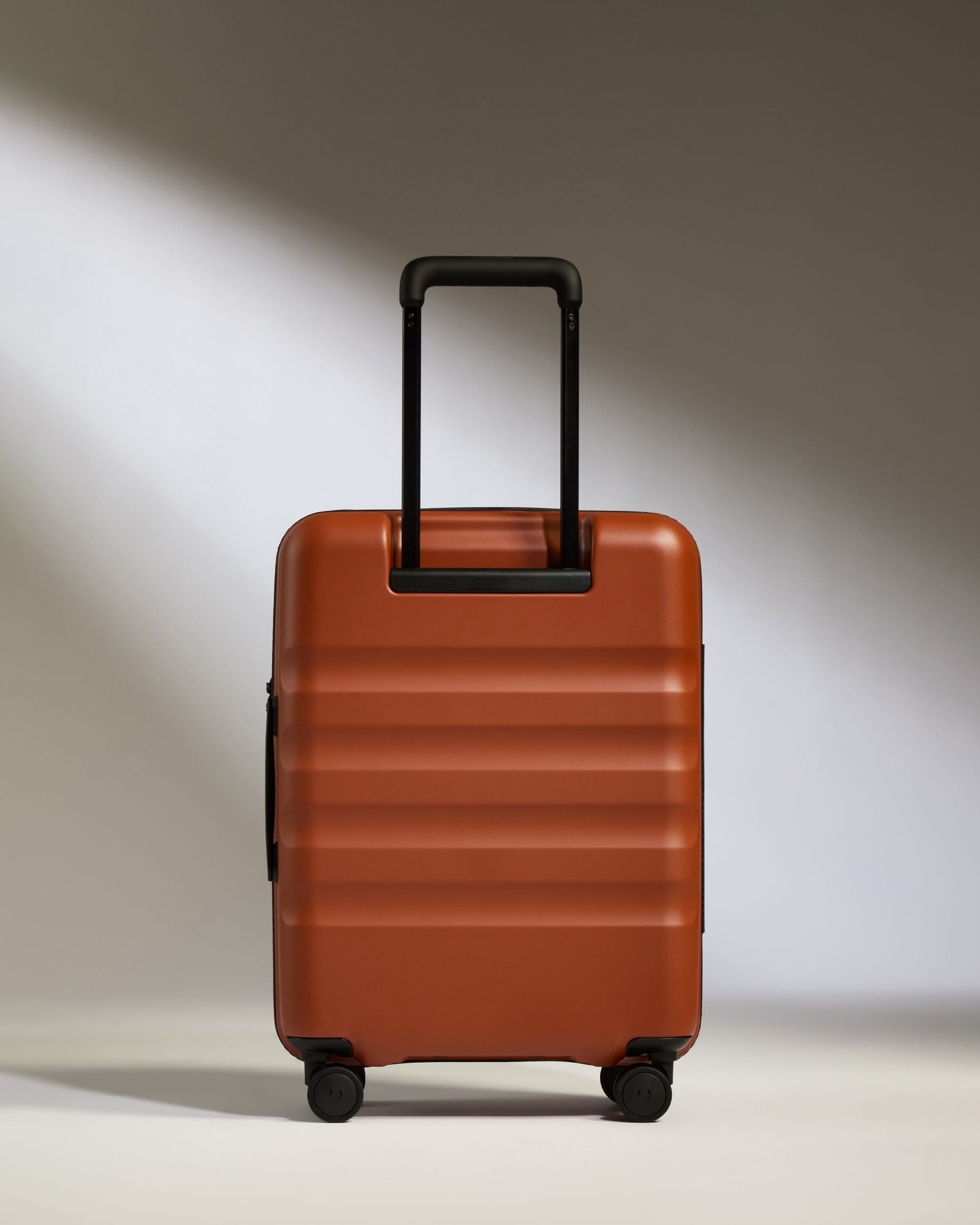 Antler Luggage -  Cabin Suitcase in Maple Red - Icon Stripe - Hard Suitcase Icon Stripe Cabin in Red | Lightweight & Hard Shell Suitcase | Cabin Bag