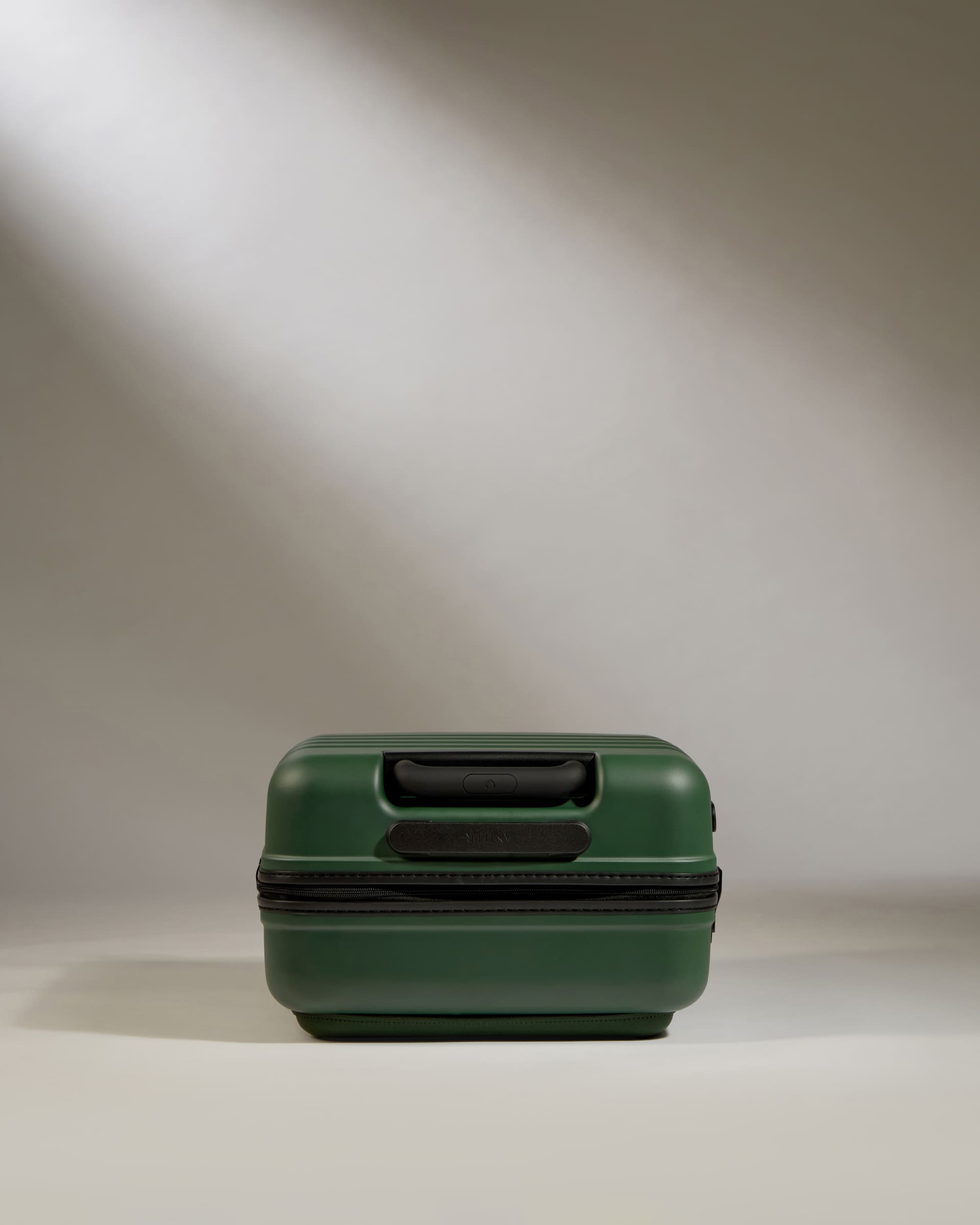 Antler Luggage -  Cabin with Pocket Suitcase in Antler Green - Icon Stripe - Hard Suitcase Cabin with Pocket Suitcase in Green - Icon Stripe | Hard Suitcase