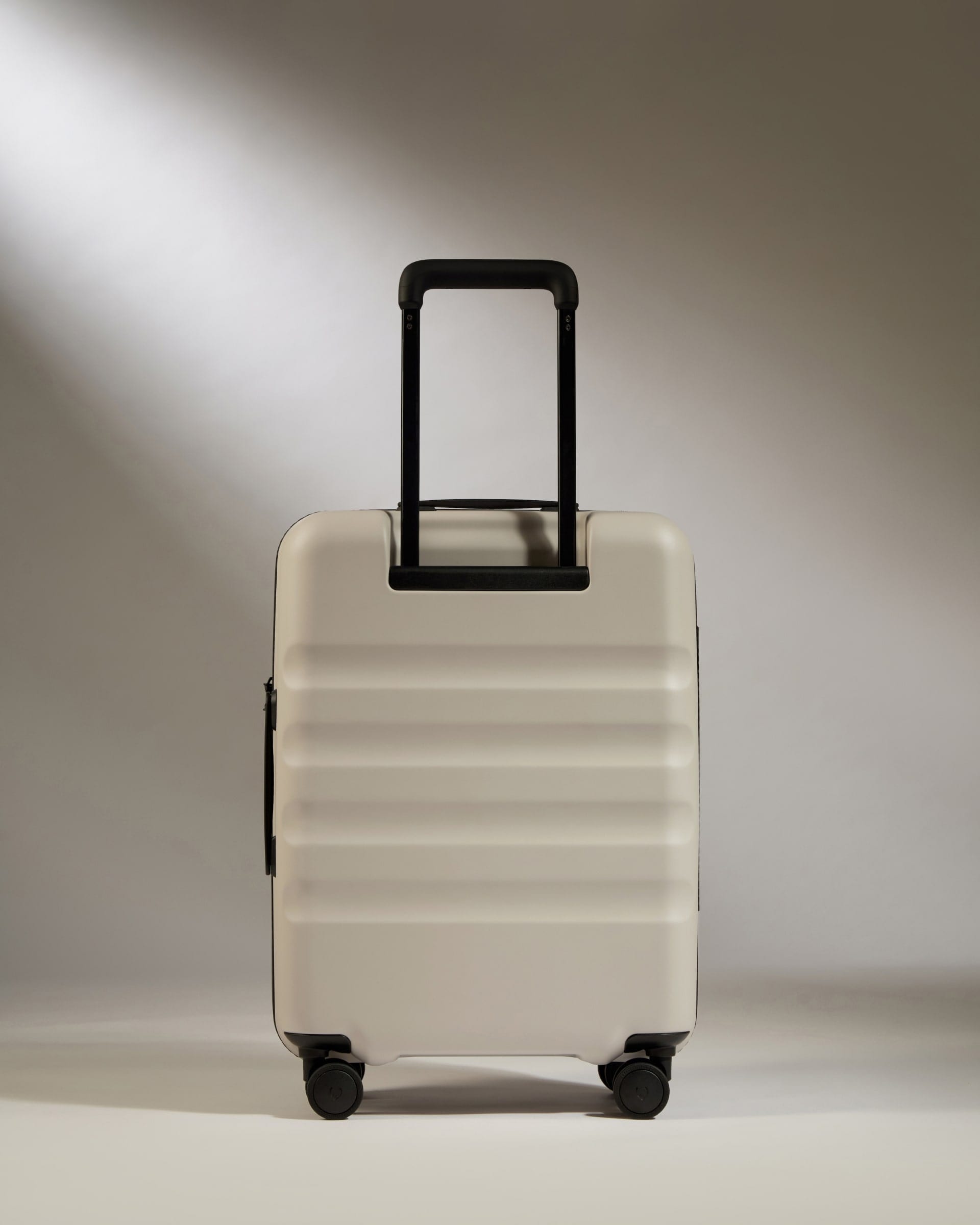 Antler Luggage -  Cabin with Pocket Suitcase in Tan Leather - 1914 Collection - Hard Suitcase Cabin with Pocket Suitcase in Tan Leather - 1914 Collection | Lightweight & Hard Shell Suitcase