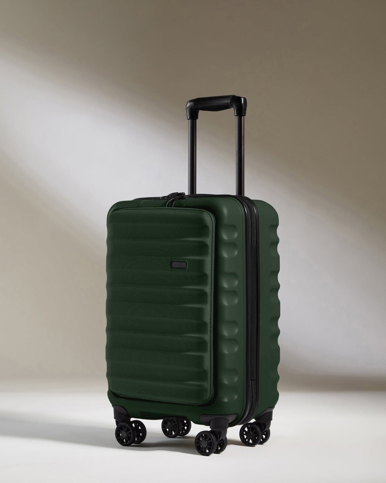 Clifton Cabin Pocket Suitcase Woodland Green | Hard Suitcase | Antler UK