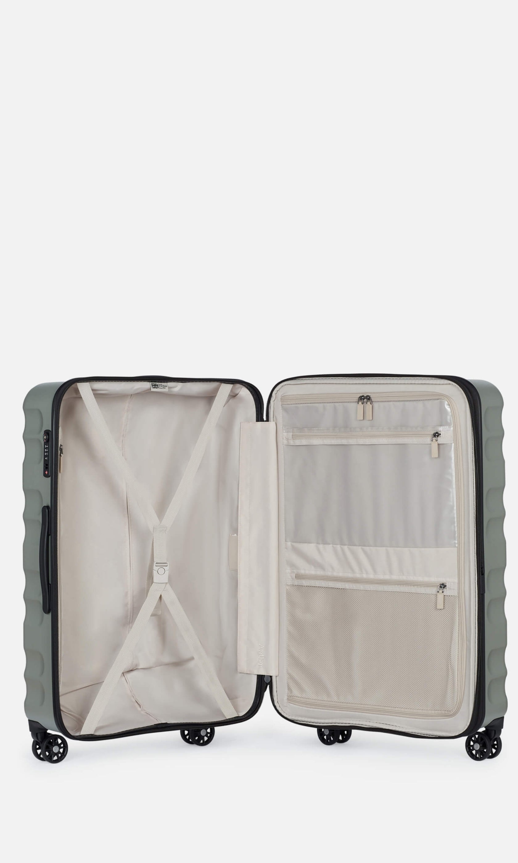 Clifton Large Suitcase Sage (Green) | Hard Suitcase | Antler UK