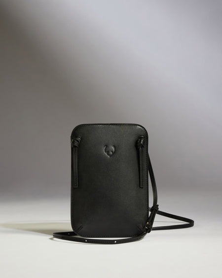 Antler Luggage -  Crossbody Bag in Black Leather - 1914 Collection - Cross Body Bag Crossbody Bag in Black Leather - 1914 Collection | Travel Bag & Accessories