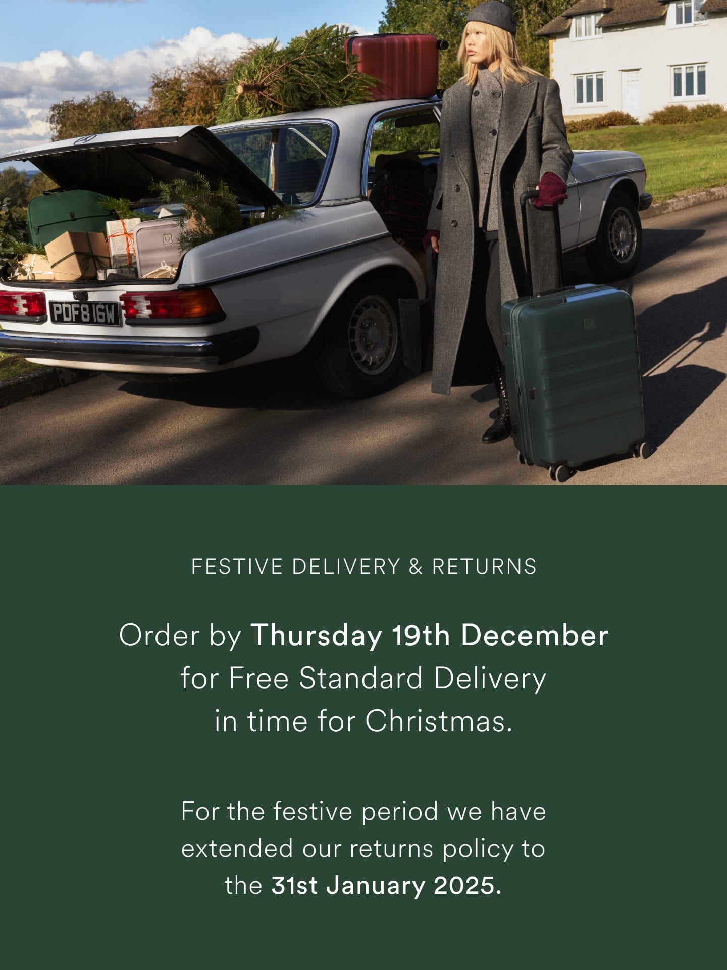 Antler Luggage -  Festive Delivery Dates 2024 - featured Festive Delivery Dates 2024