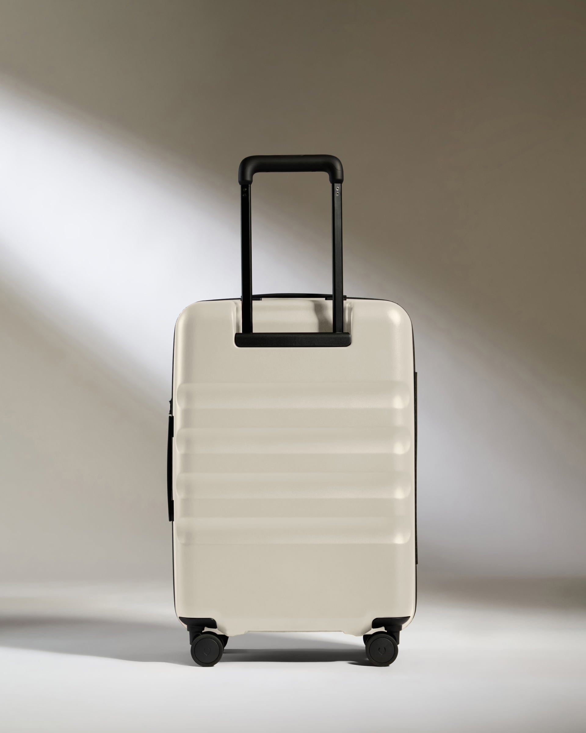 Large Cabin Suitcase in Taupe Icon Stripe Lightweight Hard Shell Suitcase Antler UK