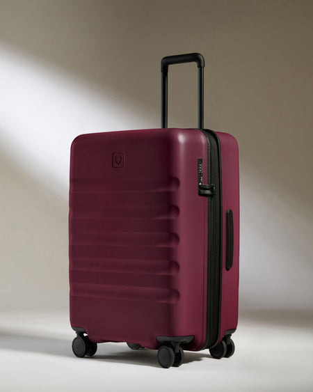 Antler Luggage -  Icon Stripe Set in Heather Purple - Hard Suitcase Icon Stripe Set in Purple | Lightweight & Hard Shell Suitcase