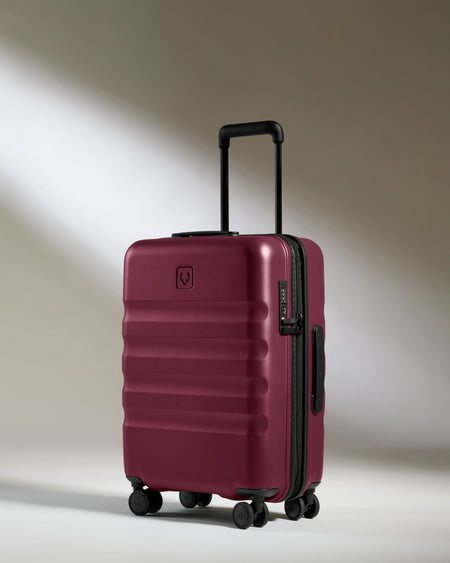 Antler Luggage -  Icon Stripe Set in Heather Purple - Hard Suitcase Icon Stripe Set in Purple | Lightweight & Hard Shell Suitcase