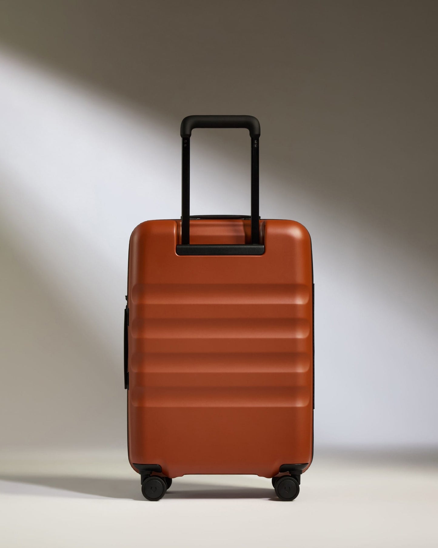 Antler Luggage -  Large Cabin Suitcase in Maple Red - Icon Stripe - Hard Suitcase Icon Stripe Biggest Cabin in Red | Lightweight & Hard Shell Suitcase