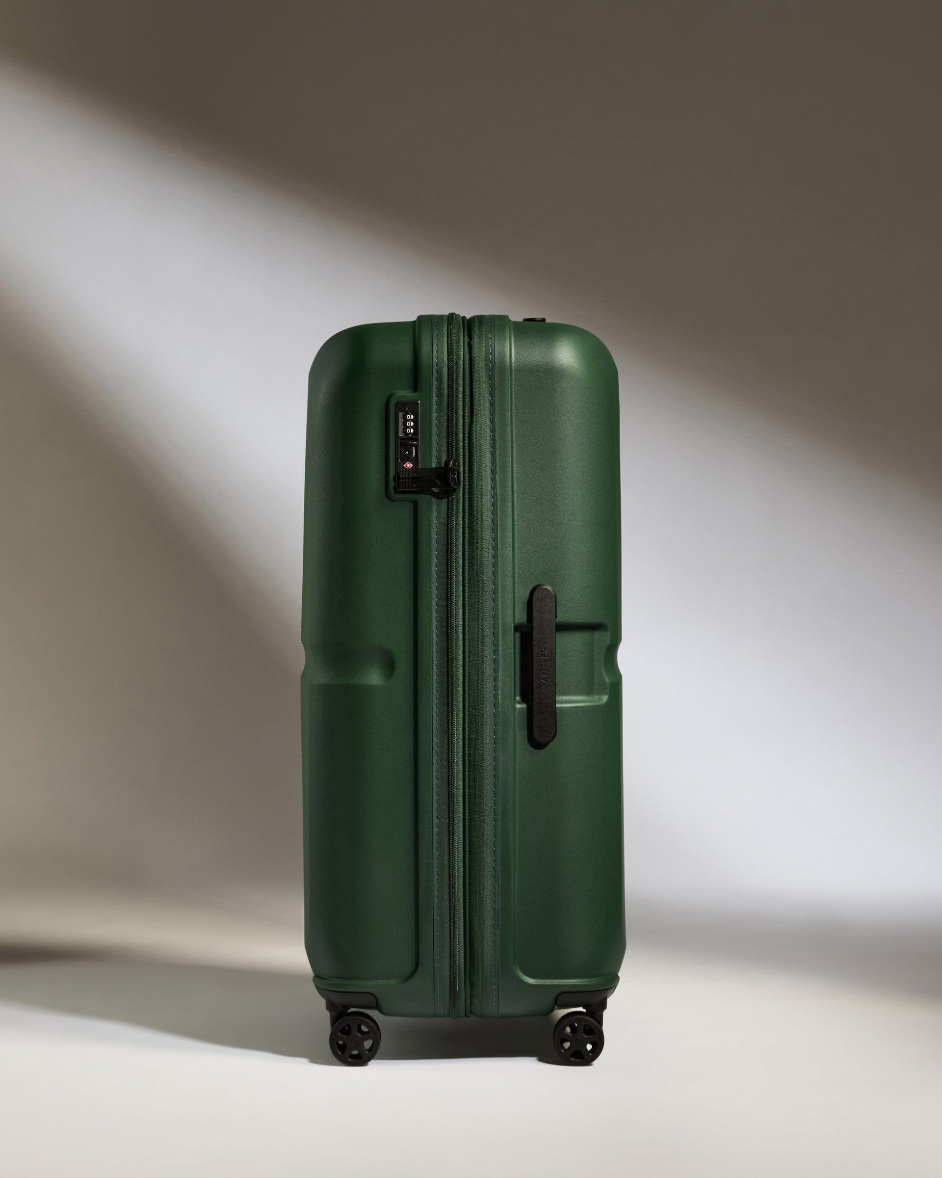 Antler Luggage -  Large Suitcase in Antler Green - Single Stripe - Hard Suitcase Large Suitcase in Green - Single Stripe | Checked Luggage & Large Suitcases