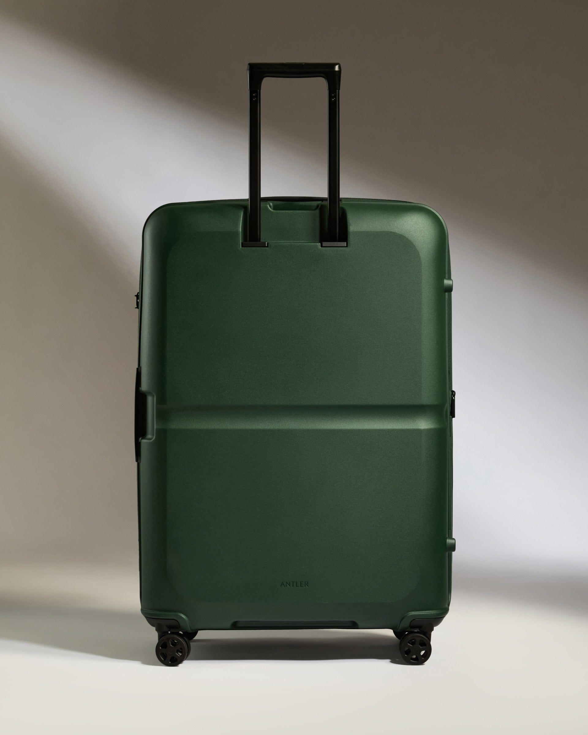 Antler Luggage -  Large Suitcase in Antler Green - Single Stripe - Hard Suitcase Large Suitcase in Green - Single Stripe | Checked Luggage & Large Suitcases