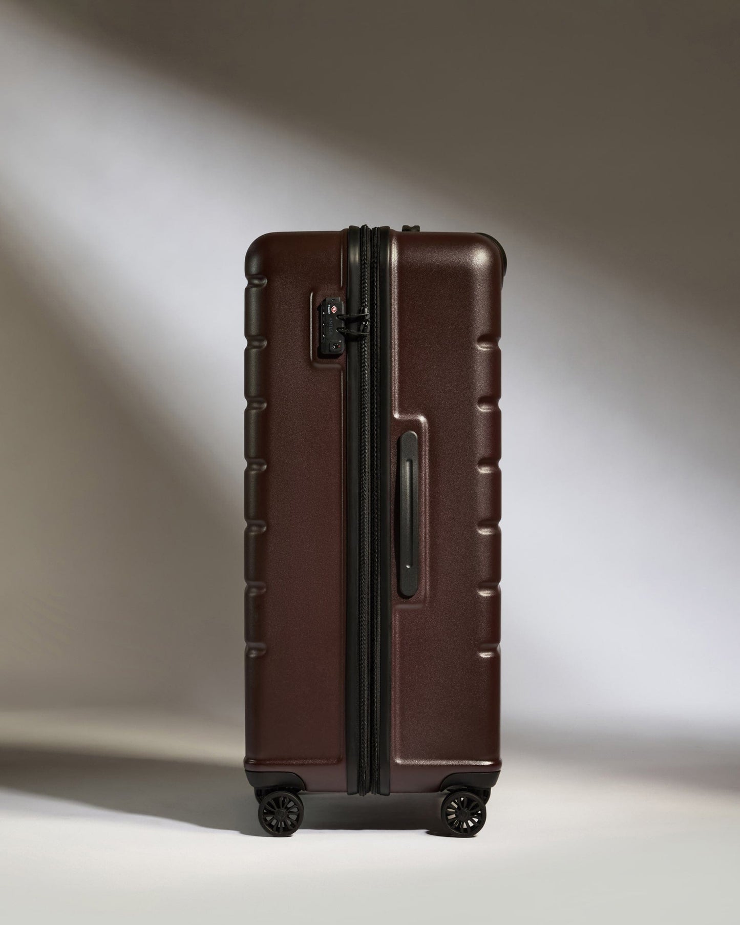 Antler Luggage -  Large Suitcase in Cedar Brown - Logo - Hard Suitcases Large Suitcase in Cedar Brown - Logo | Lightweight Hard Shell Luggage