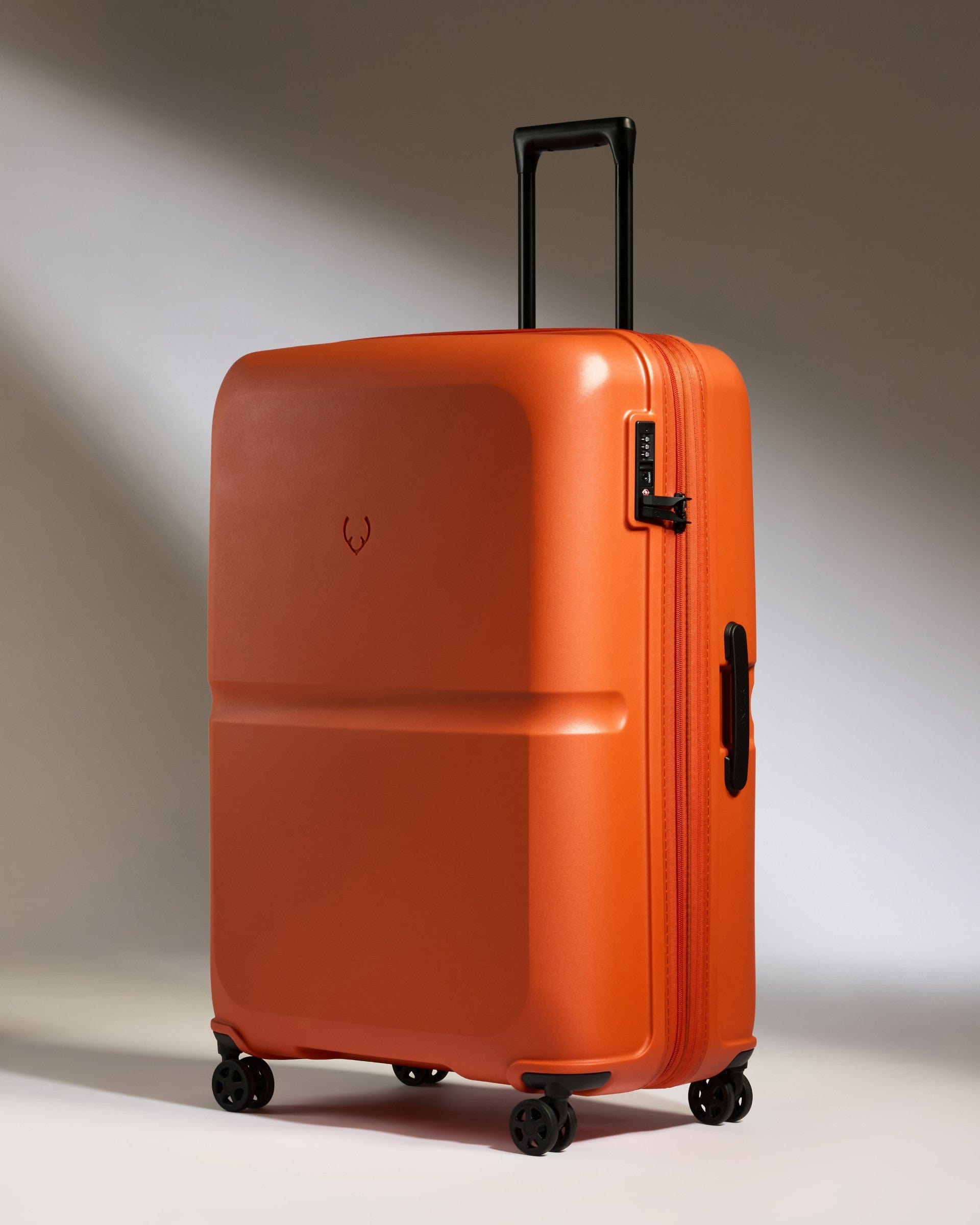 Antler Luggage -  Large Suitcase in Ember Orange - Single Stripe - Hard Suitcase Large Suitcase in Orange - Single Stripe | Checked Luggage & Large Suitcases