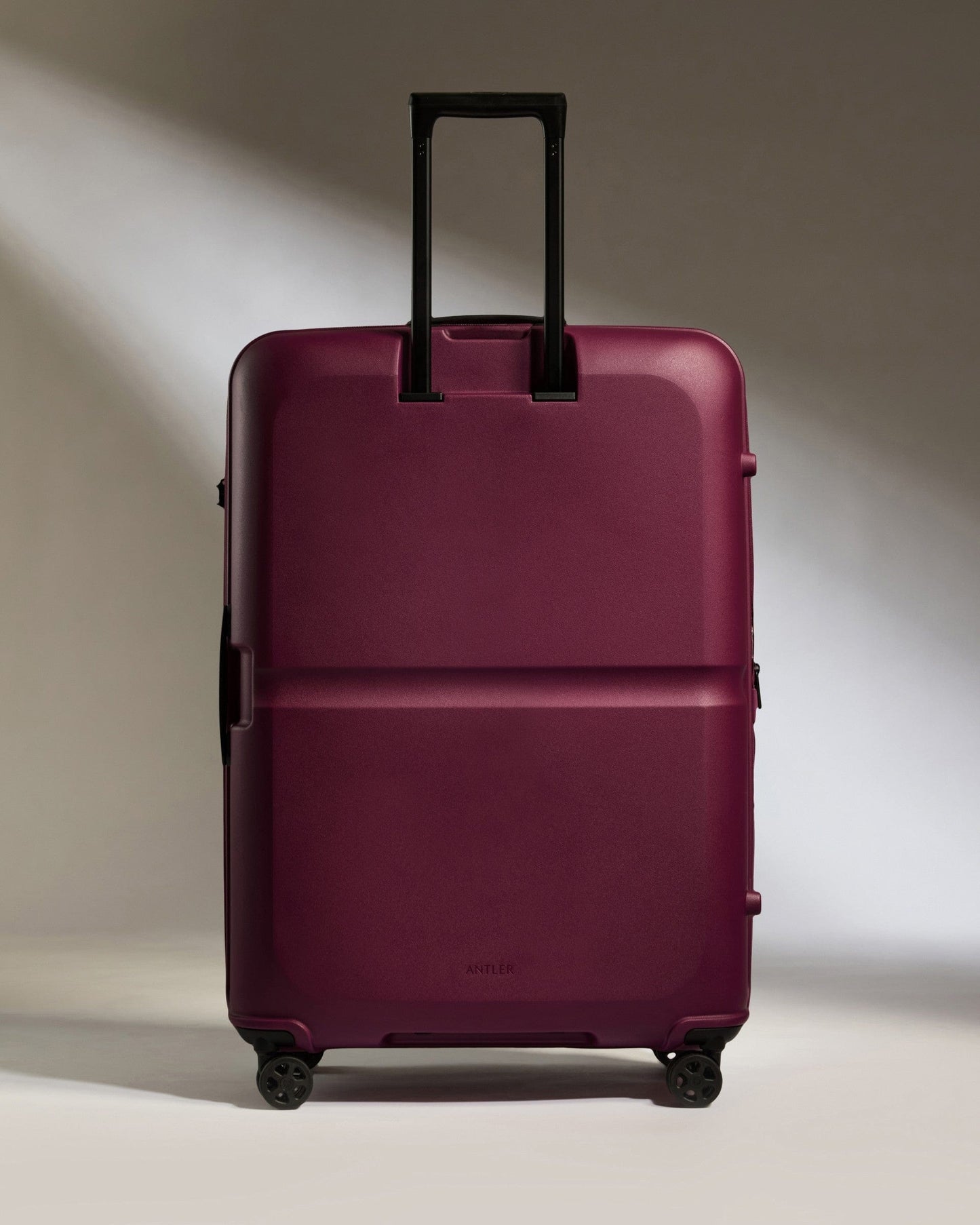 Antler Luggage -  Large Suitcase in Heather Purple - Single Stripe - Hard Suitcase Large Suitcase in Purple - Single Stripe | Checked Luggage & Large Suitcases