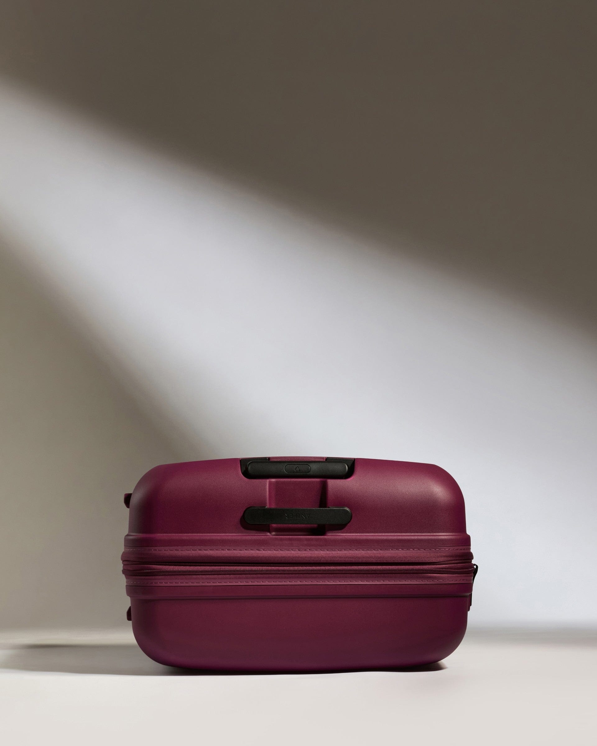 Antler Luggage -  Large Suitcase in Heather Purple - Single Stripe - Hard Suitcase Large Suitcase in Purple - Single Stripe | Checked Luggage & Large Suitcases