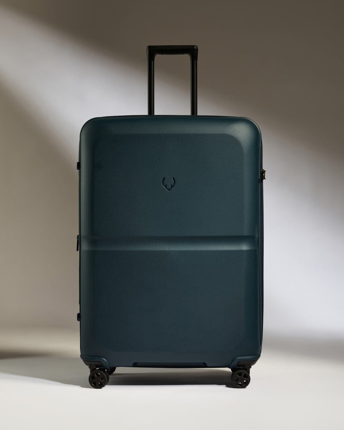 Antler Luggage -  Large Suitcase in Indigo Blue - Single Stripe - Hard Suitcase Large Suitcase in Navy - Single Stripe | Checked Luggage & Large Suitcases