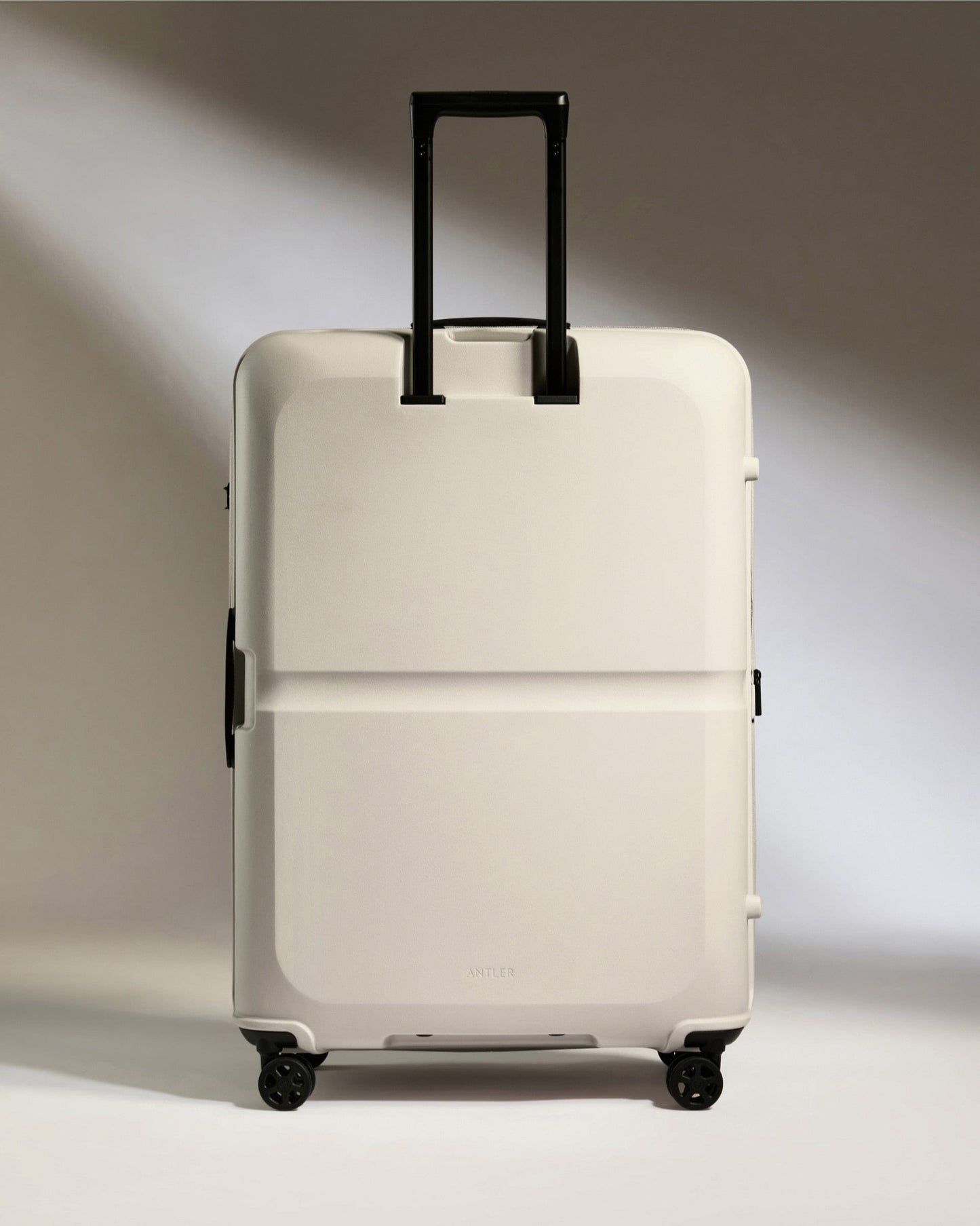 Antler Luggage -  Large Suitcase in Taupe - Single Stripe - Hard Suitcase Large Suitcase in Taupe - Single Stripe | Checked Luggage & Large Suitcases