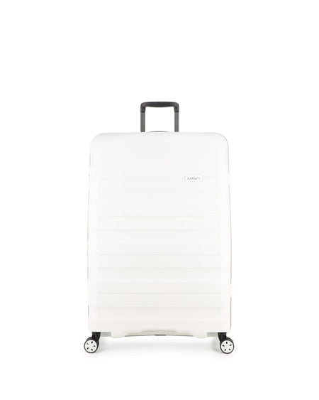 Antler Luggage -  Large Suitcase in White - Lincoln - Hard Suitcases Large Suitcase in White - Lincoln | Hard Suitcase | Antler UK