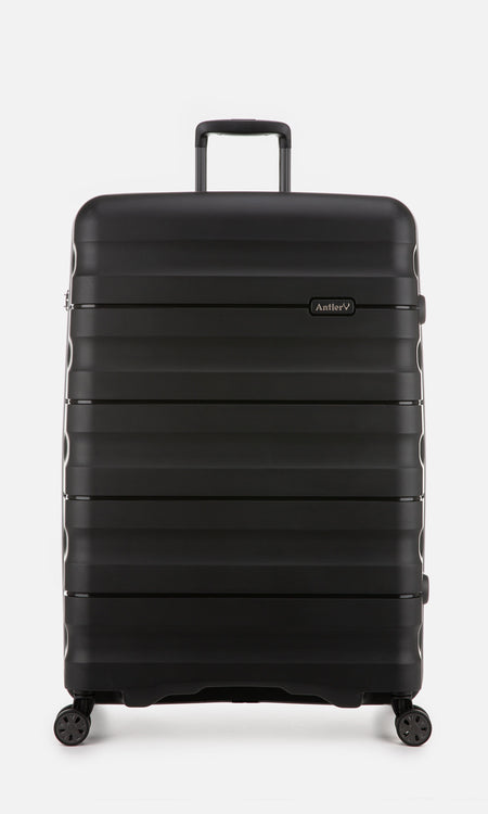 Antler Luggage -  Lincoln large in black - Hard Suitcases Lincoln Large Suitcase Black | Hard Suitcase | Antler UK