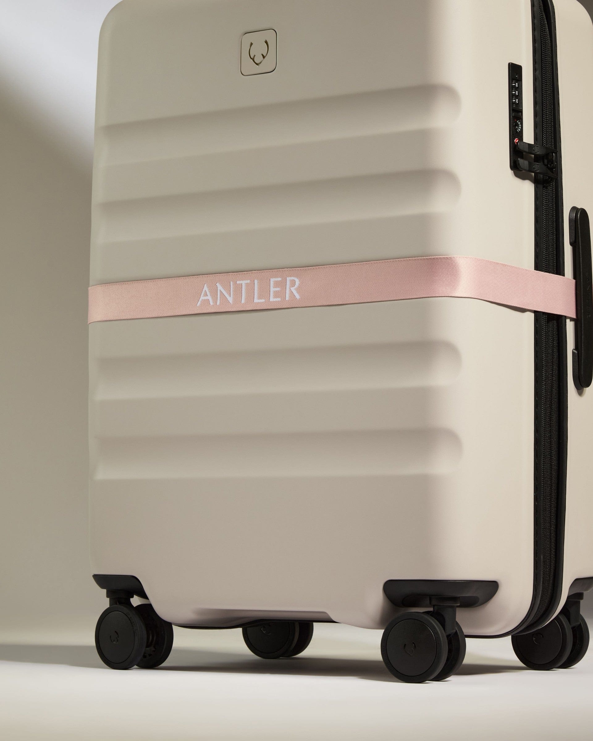 Antler Luggage -  Luggage Strap in Moorland Pink - Luggage Straps Luggage Strap in Pink | Adjustable Straps | Travel Accessories