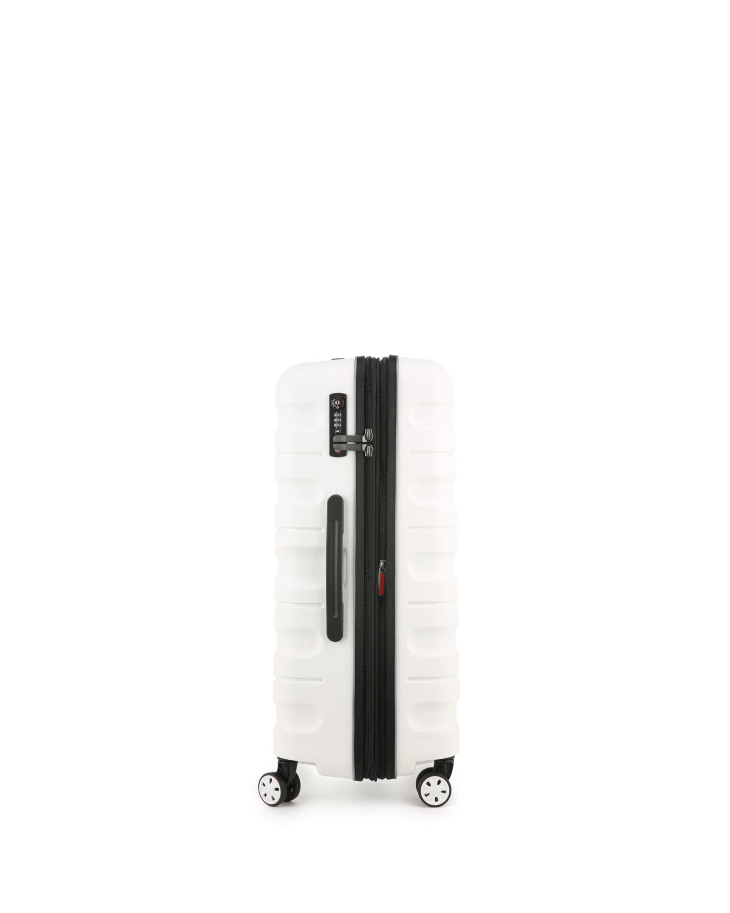 Antler Luggage -  Medium Suitcase in White - Lincoln - Hard Suitcases Medium Suitcase in White - Lincoln | Hard Suitcase | Antler UK