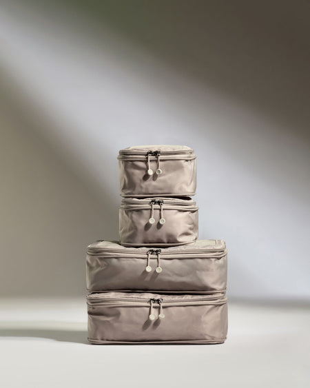 Antler Luggage -  Packing Cubes in Taupe - Set of 4 - Packing Cube Packing Cubes in Beige Set of 4 » Travel Accessories » Packing Organiser