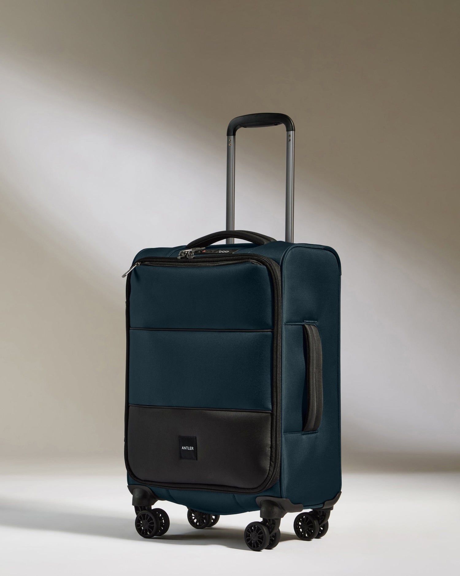 Antler Luggage -  Soft Stripe Cabin in Indigo - Soft Suitcase Soft Stripe Cabin in Indigo | Soft Suitcase | Cabin Bag