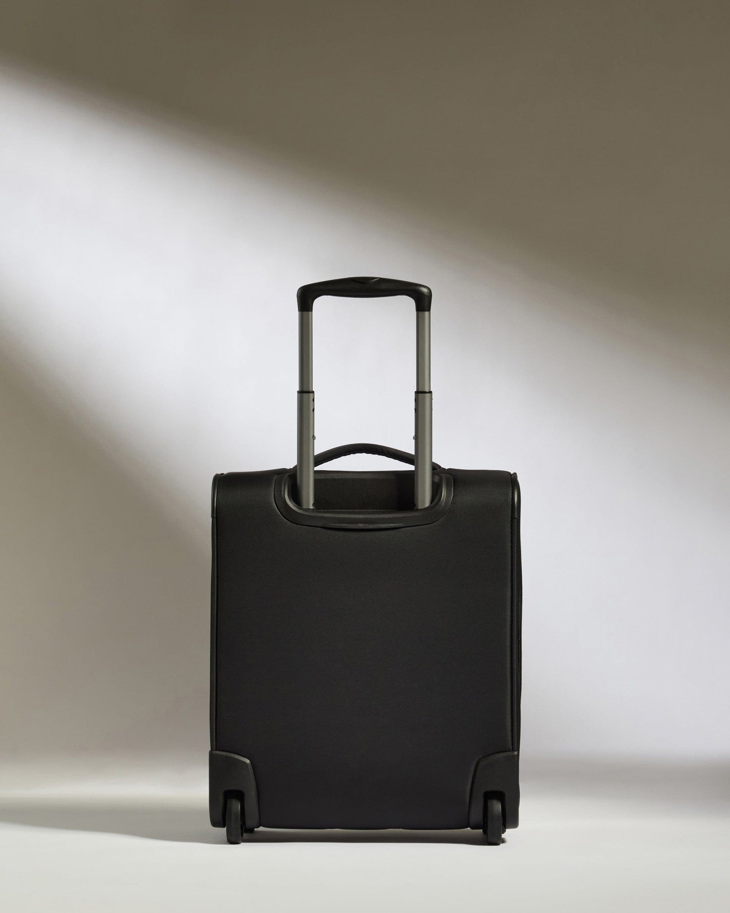 Antler Luggage -  Soft Stripe Underseat in Black - Underseat Suitcase 45x35x20cm Underseat Cabin in Black | EasyJet Approved | Soft Shell Underseat Luggage