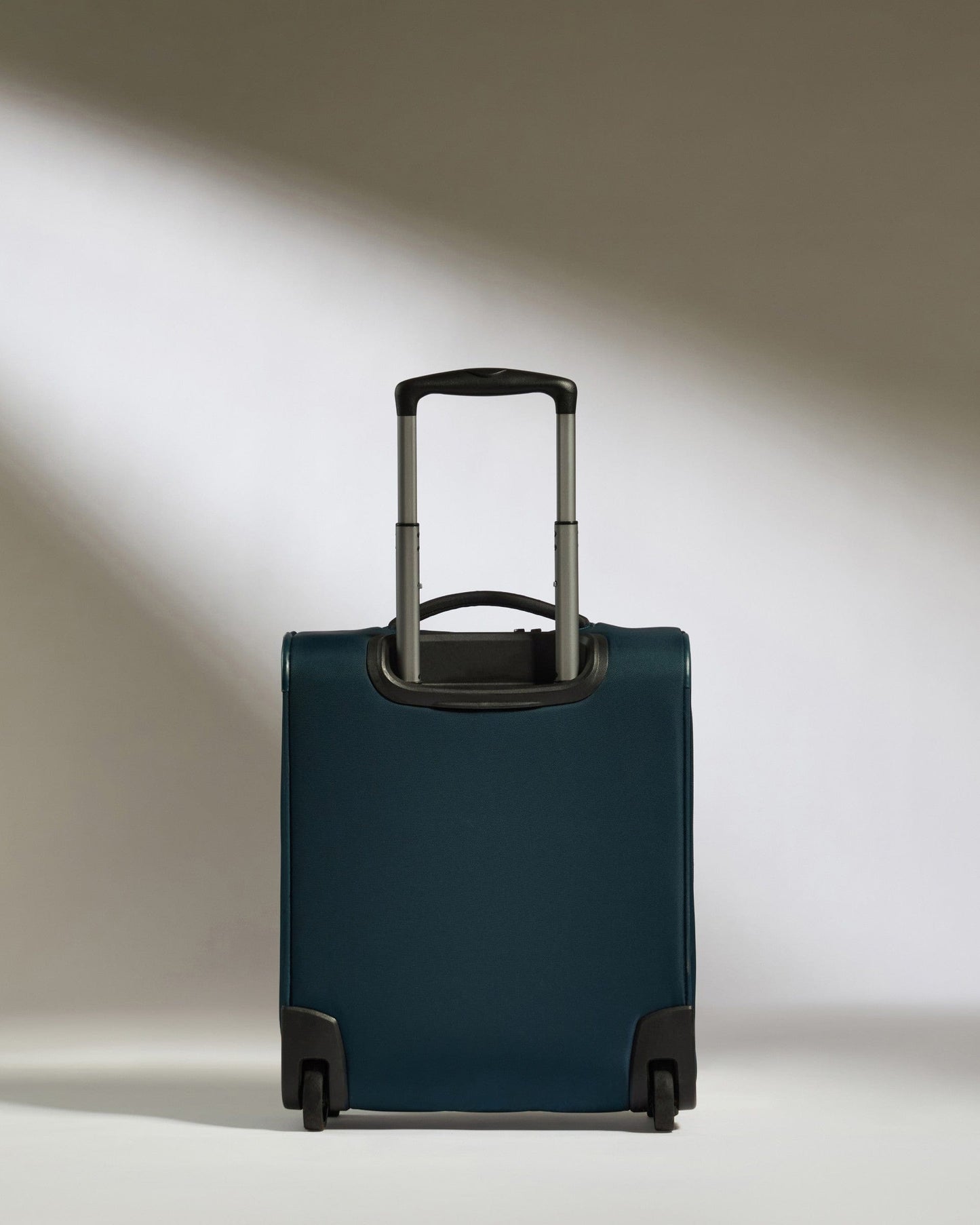 Antler Luggage -  Soft Stripe Underseat in Indigo - Underseat Suitcase 45x35x20cm Underseat Cabin in Navy | EasyJet Approved | Soft Shell Underseat Luggage