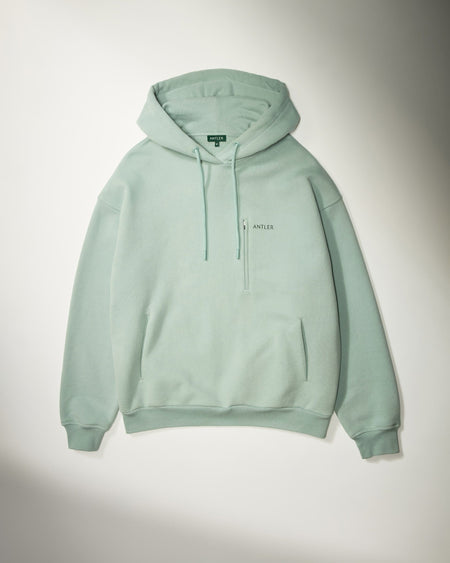 Antler Luggage -  Travel Essential Hoodie in Mist Blue - Apparel Travel Essential Hoodie in Blue