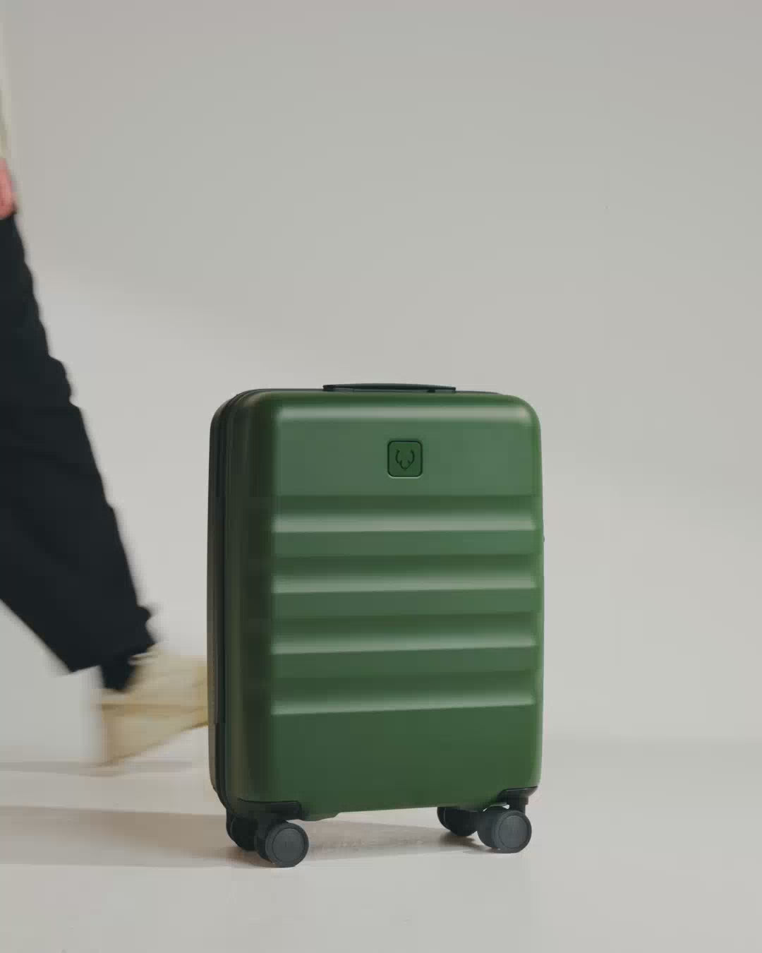 Green luggage fashion bag