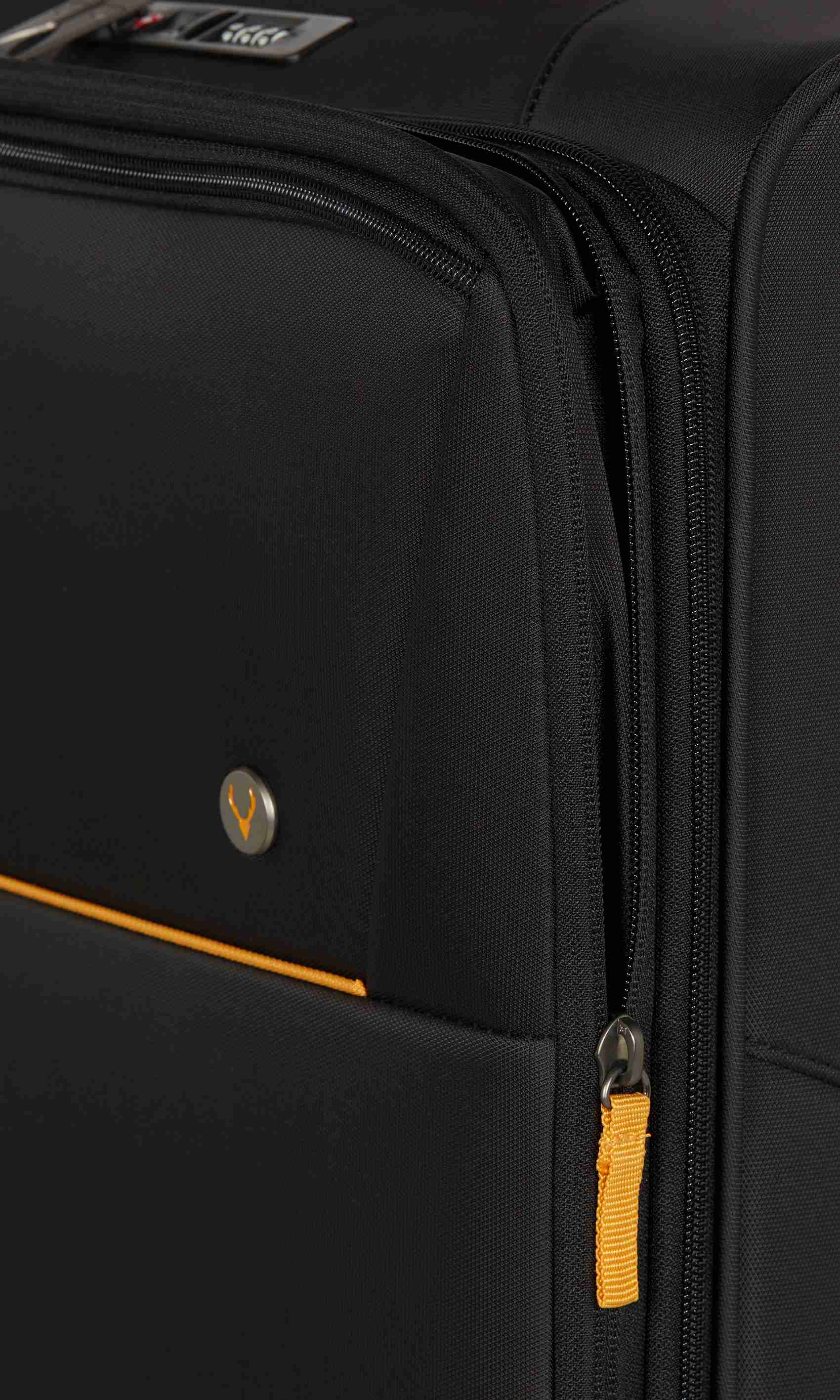 Brixham Large Suitcase Black | Soft Shell Suitcase – Antler UK