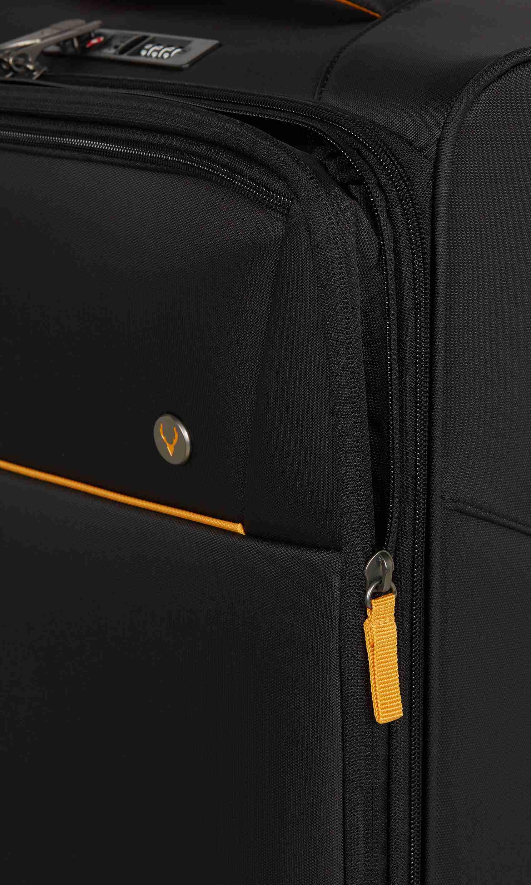 Brixham Medium Suitcase Black | Soft Shell Suitcase – Antler UK