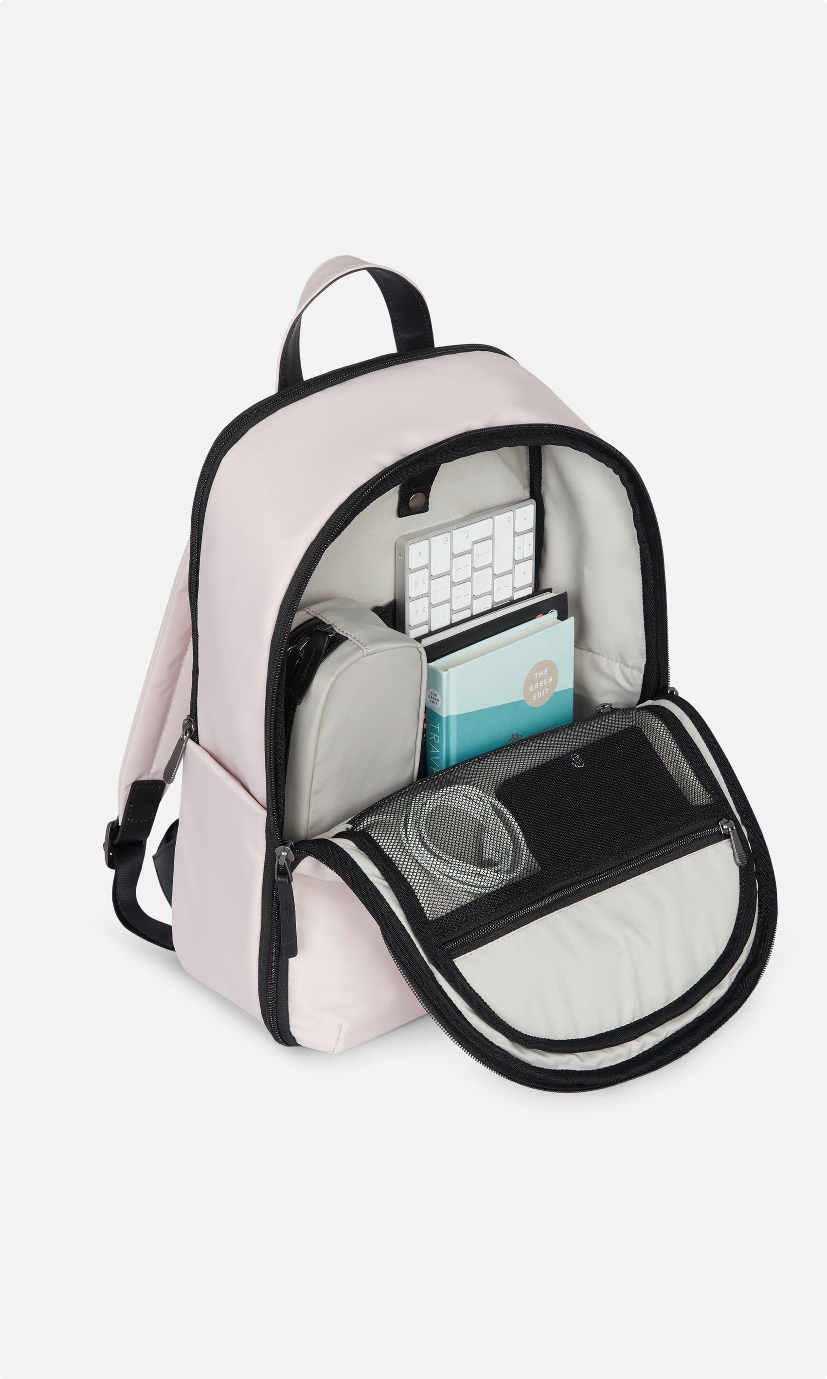 Pink clearance green backpack